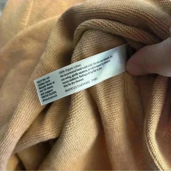 Eileen Fisher round neck knit top sweater in abalo NWT - Picture 6 of 6